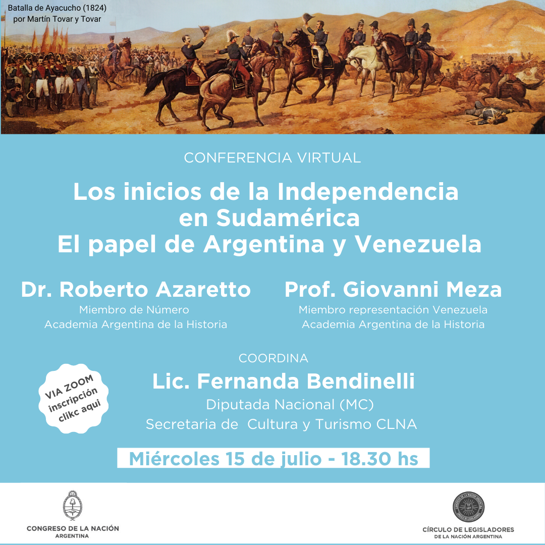 Los inicios de la independencia en Suramerica. El papel de Argentina y Venezuela